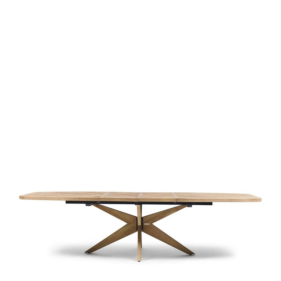 Rivièra Maison Eettafel Portland | Ovaal | Eikenhout | Uitschuifbaar