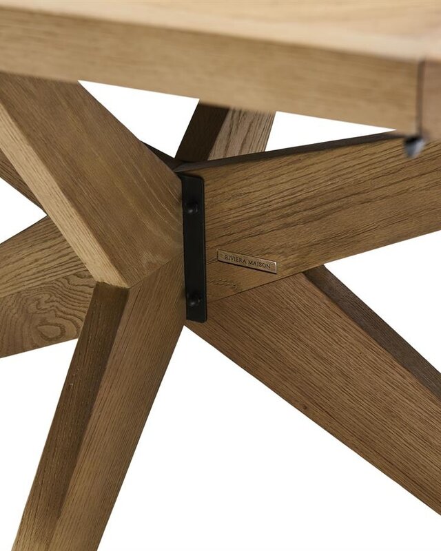 Rivièra Maison Eettafel Portland | Ovaal | Eikenhout | Uitschuifbaar