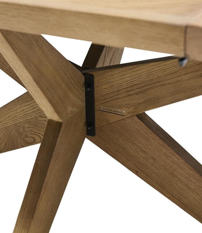 Rivièra Maison Eettafel Portland | Ovaal | Eikenhout | Uitschuifbaar