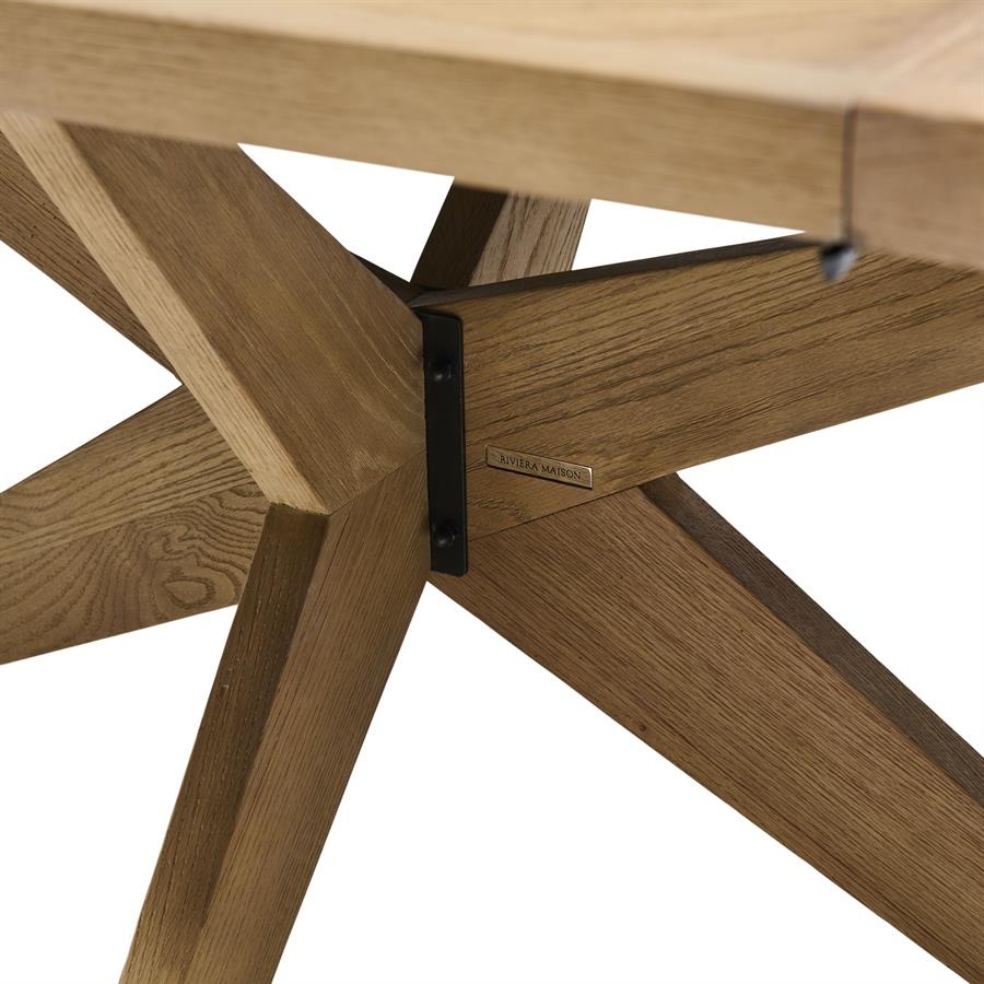 Rivièra Maison Eettafel Portland | Ovaal | Eikenhout | Uitschuifbaar
