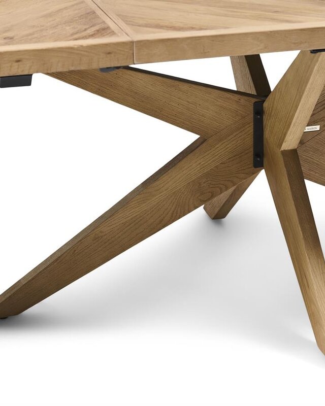 Rivièra Maison Eettafel Portland | Ovaal | Eikenhout | Uitschuifbaar