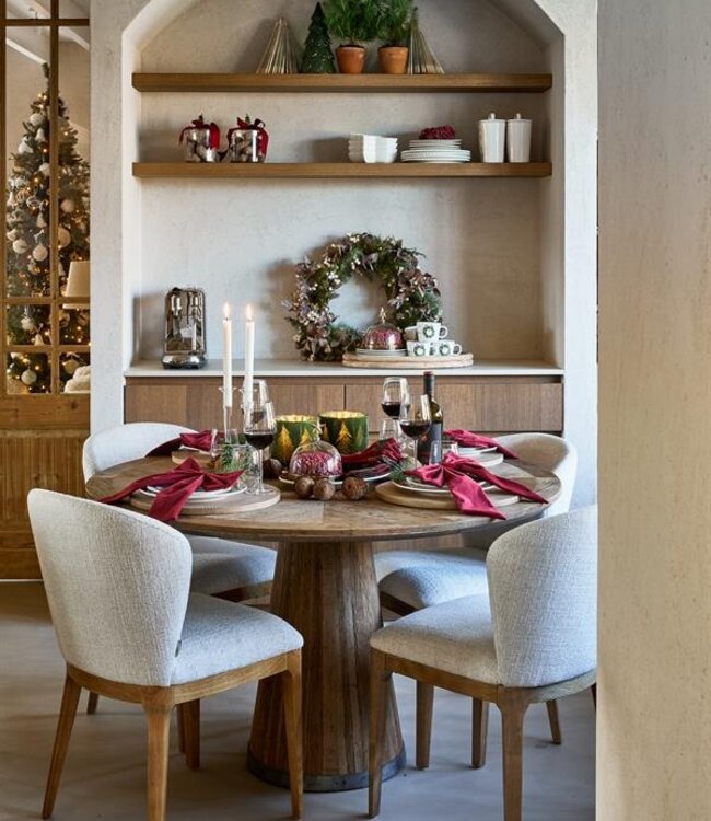 Rivièra Maison Eettafel Siroko Beach | Eikenhout | 130 cm