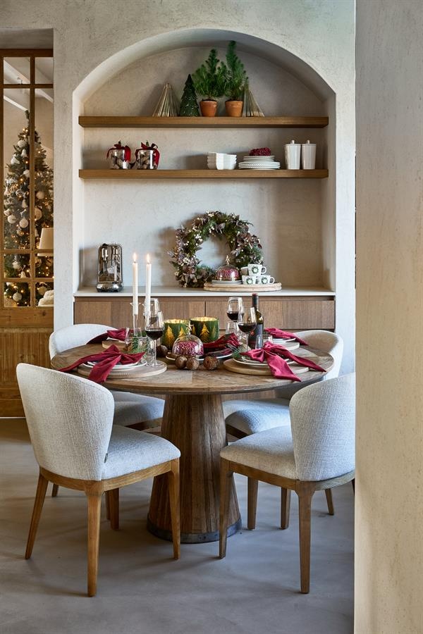 Rivièra Maison Eettafel Siroko Beach | Eikenhout | 130 cm