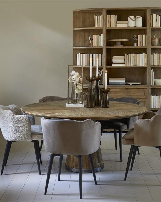 Rivièra Maison Eettafel Siroko Beach | Eikenhout | 160 cm