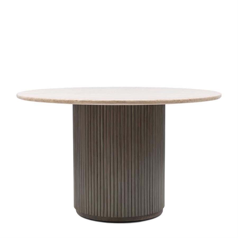Rivièra Maison Eettafel Villanova | Mangohout | Rond | 130 cm