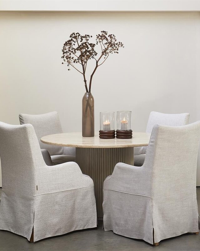 Rivièra Maison Eettafel Villanova | Mangohout | Rond | 130 cm