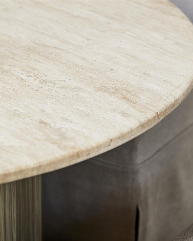 Rivièra Maison Eettafel Villanova | Mangohout | Rond | 130 cm