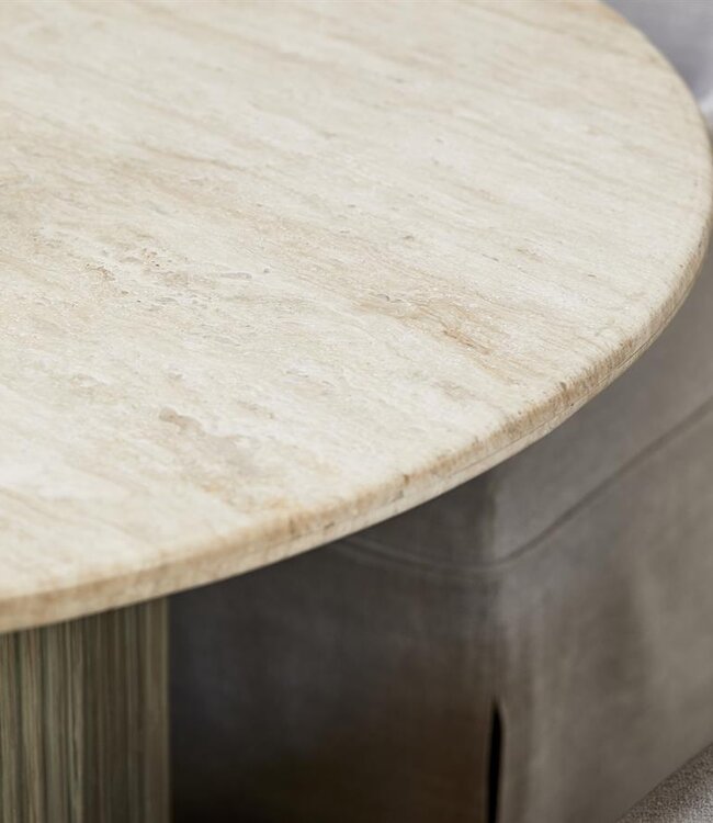 Rivièra Maison Eettafel Villanova | Mangohout | Rond | 130 cm