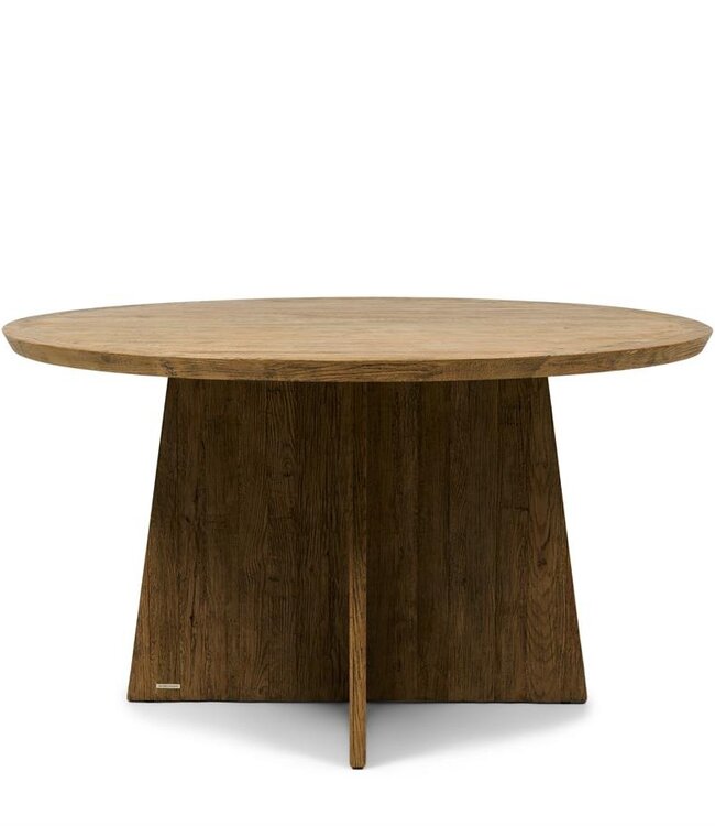 Rivièra Maison Eettafel Zermatt | Eikenhout | D140 cm