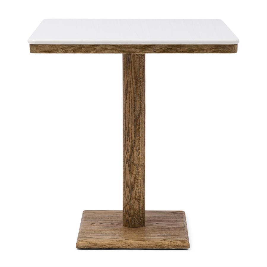 Rivièra Maison Bistrotafel Amalfi | Marmer | Eikenhout | 70x70 cm