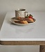 Rivièra Maison Bistrotafel Amalfi | Marmer | Eikenhout | 70x70 cm