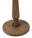 Rivièra Maison Bistrotafel Amalfi | Marmer | Eikenhout | D70 cm
