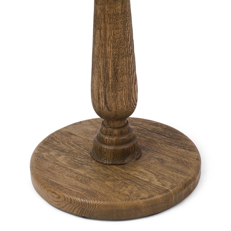 Rivièra Maison Bistrotafel Amalfi | Marmer | Eikenhout | D70 cm