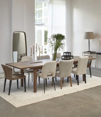 Rivièra Maison Eettafel Bodie Hill | Mangohout | Uitschuifbaar