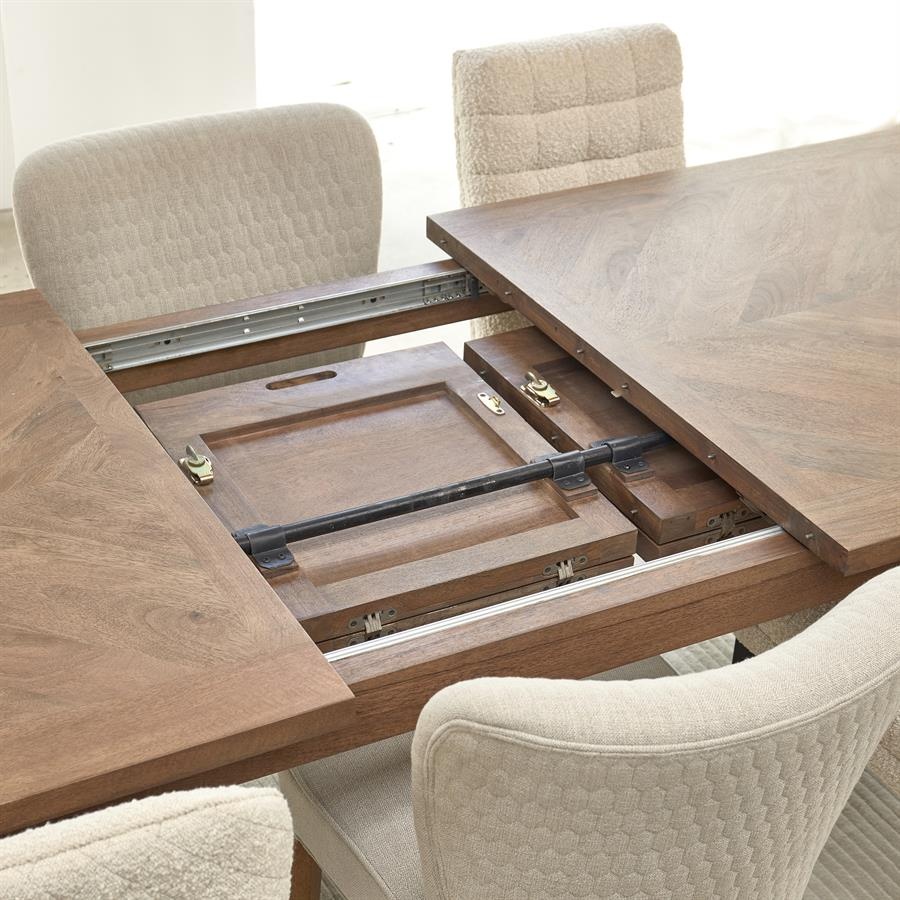 Rivièra Maison Eettafel Bodie Hill | Mangohout | Uitschuifbaar