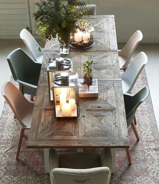 Rivièra Maison Eettafel Chateau Chassigny | Iepenhout | Verstelbaar