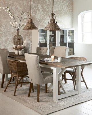 Rivièra Maison Eettafel Chateau Chassigny | Iepenhout | Verstelbaar