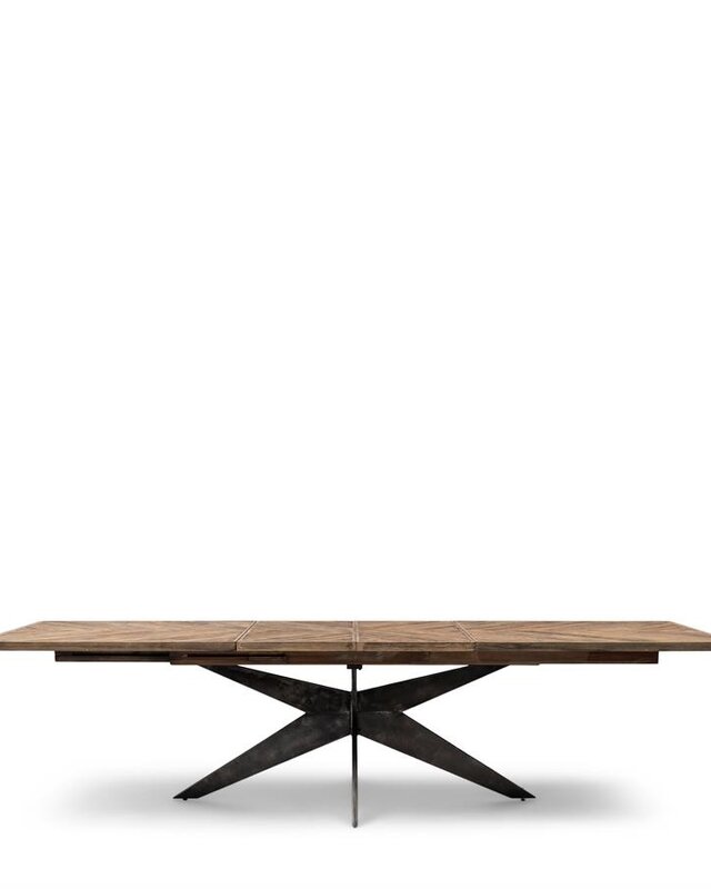 Rivièra Maison Falcon Crest Eettafel | Eikenhout | Uitschuifbaar