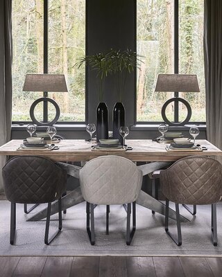 Rivièra Maison Falcon Crest Eettafel | Eikenhout | Uitschuifbaar