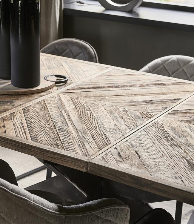 Rivièra Maison Falcon Crest Eettafel | Eikenhout | Uitschuifbaar