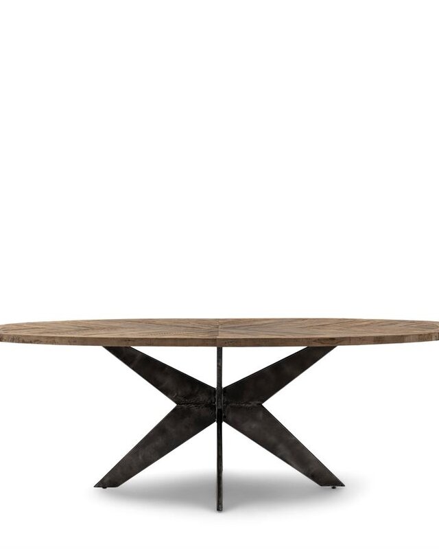 Rivièra Maison Falcon Crest Eettafel | Eikenhout | 230x105 cm