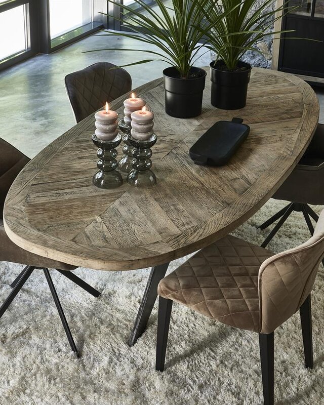 Rivièra Maison Falcon Crest Eettafel | Eikenhout | 230x105 cm