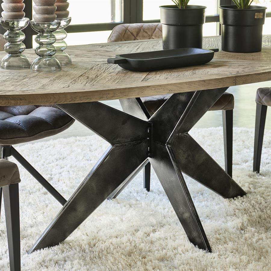 Rivièra Maison Falcon Crest Eettafel | Eikenhout | 230x105 cm