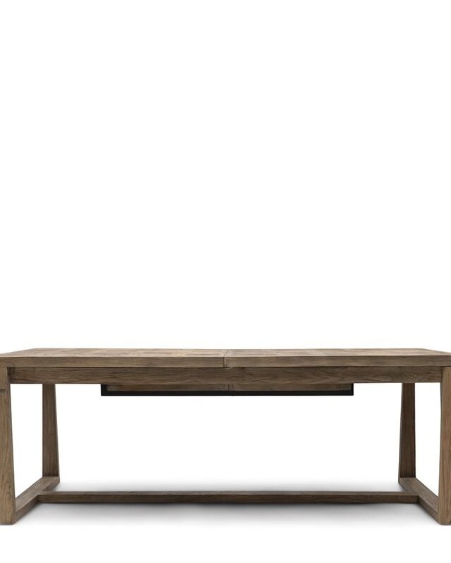 Rivièra Maison Fraser Island Eettafel | Eikenhout | Verstelbaar