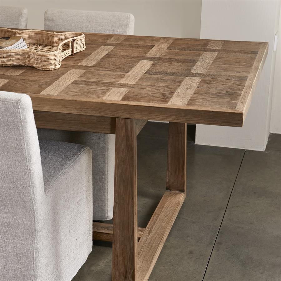 Rivièra Maison Fraser Island Eettafel | Eikenhout | Verstelbaar