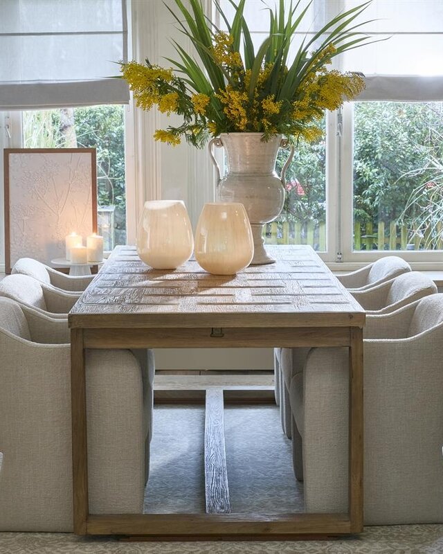 Rivièra Maison Fraser Island Eettafel | Eikenhout | Verstelbaar