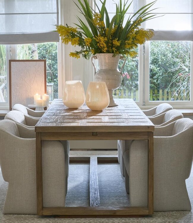 Rivièra Maison Fraser Island Eettafel | Eikenhout | Verstelbaar