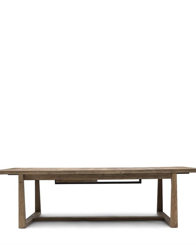 Rivièra Maison Fraser Island Eettafel | Eikenhout | Verstelbaar