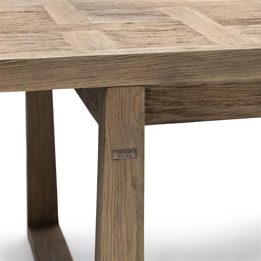 Rivièra Maison Fraser Island Eettafel | Eikenhout | Verstelbaar