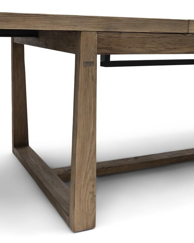 Rivièra Maison Fraser Island Eettafel | Eikenhout | Verstelbaar