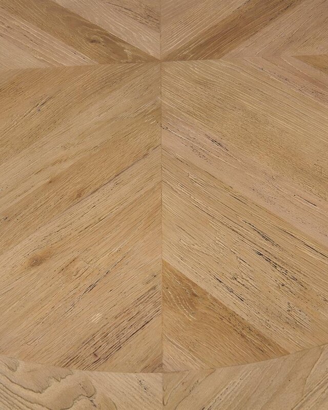 Rivièra Maison Le Marais Eettafel | Eikenhout | Wit | H78 x D120 cm