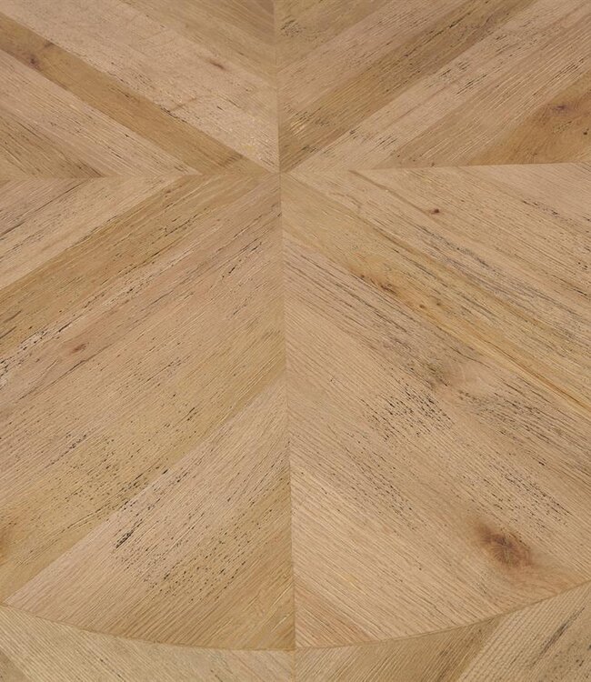 Rivièra Maison Le Marais Eettafel | Eikenhout | Zwart | H78 x D120 cm