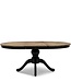 Rivièra Maison Le Marais Eettafel | Eiken | Zwart | Verstelbaar