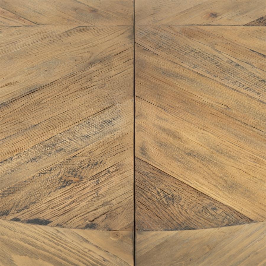 Rivièra Maison Le Marais Eettafel | Eiken | Zwart | Verstelbaar