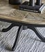 Rivièra Maison Le Marais Eettafel | Eiken | Zwart | Verstelbaar