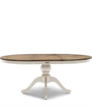 Rivièra Maison Le Marais Eettafel | Eiken | Wit | Verstelbaar