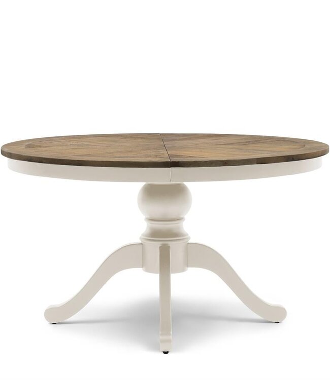 Rivièra Maison Le Marais Eettafel | Eiken | Wit | Verstelbaar