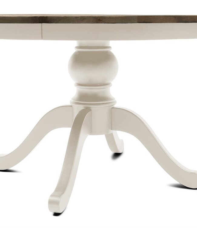 Rivièra Maison Le Marais Eettafel | Eiken | Wit | Verstelbaar
