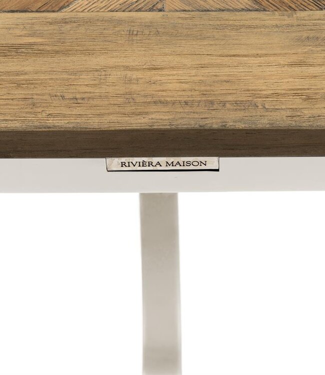 Rivièra Maison Le Marais Eettafel | Eiken | Wit | Verstelbaar