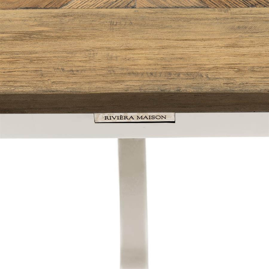 Rivièra Maison Le Marais Eettafel | Eiken | Wit | Verstelbaar