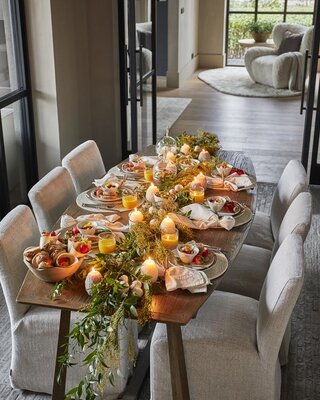 Rivièra Maison Miller Eettafel | Eikenhout | Verstelbare Lengte