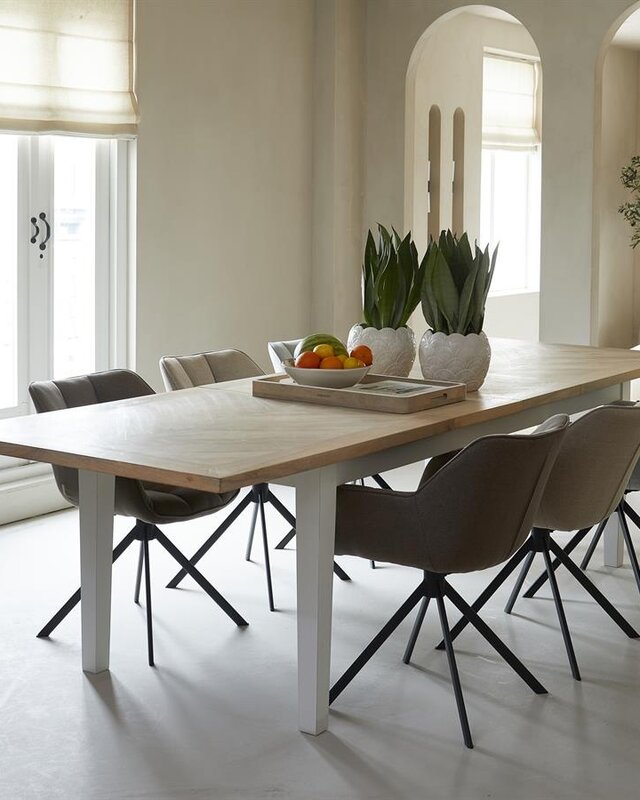 Rivièra Maison Pacifica Eettafel | Mangohout | Verstelbaar
