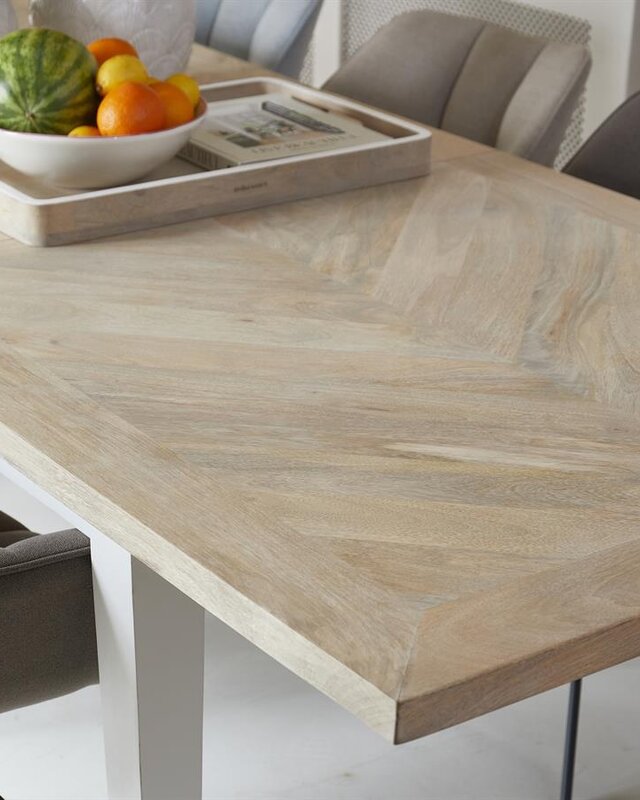 Rivièra Maison Pacifica Eettafel | Mangohout | Verstelbaar