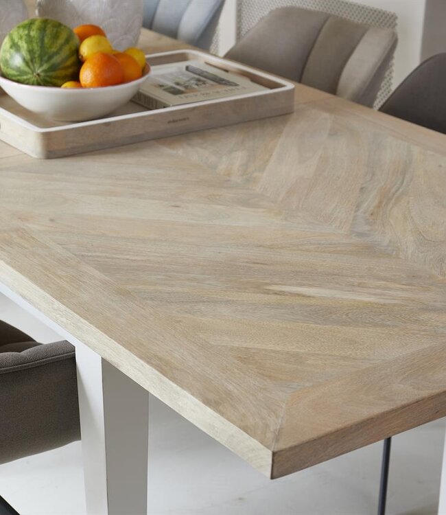 Rivièra Maison Pacifica Eettafel | Mangohout | Verstelbaar