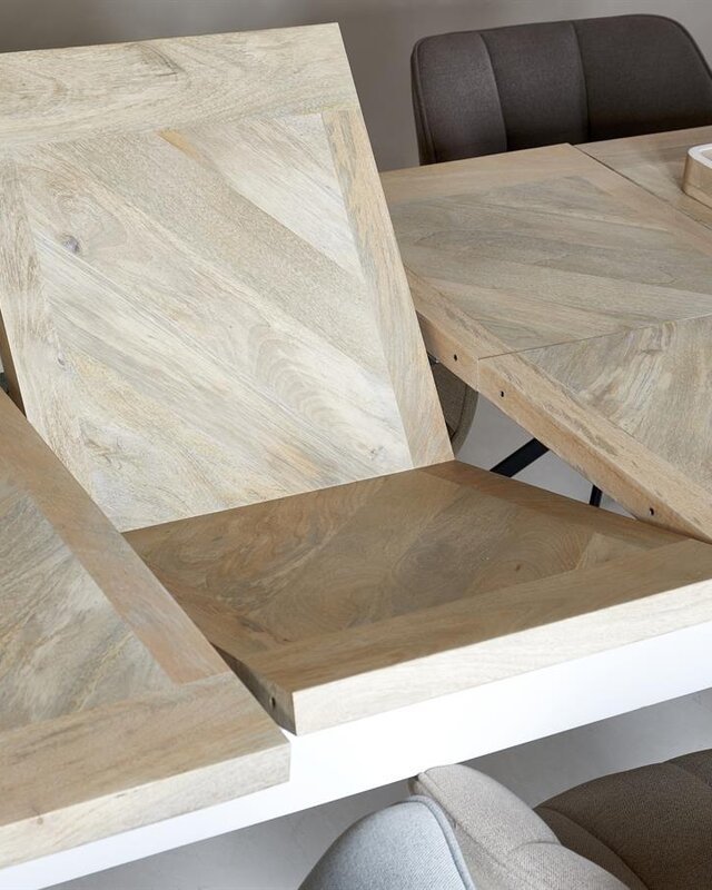 Rivièra Maison Pacifica Eettafel | Mangohout | Verstelbaar