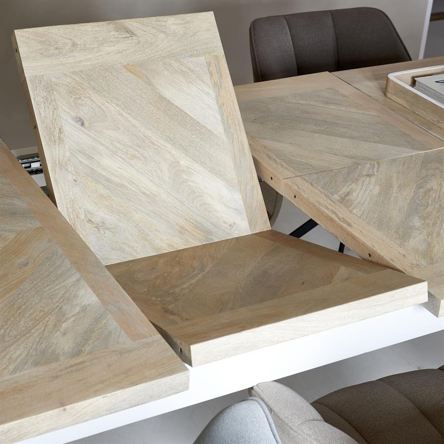 Rivièra Maison Pacifica Eettafel | Mangohout | Verstelbaar